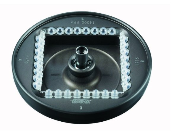 Fixed Angle Rotor, 4 place, for PCR strips for MIKRO 200/200R Centrifuge