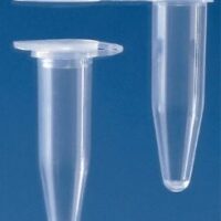 BRAND® PCR tubes capacity 0.2 mL, colorless tube, individual, attached flat cap