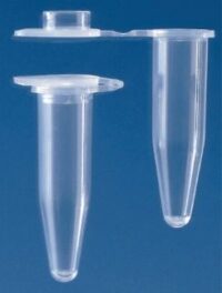BRAND® PCR tubes capacity 0.2 mL, colorless tube, individual, attached flat cap
