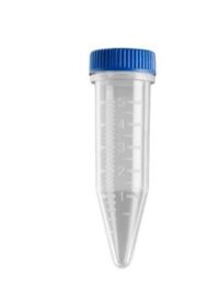 Microtube Centrifuge Tubes capacity 5 mL, clear tube, sterile, cap (screw, attached)