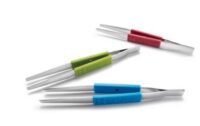 Filter forceps, blunt end, stainless steel
