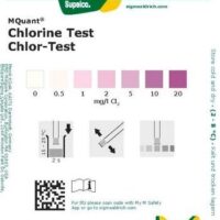 Chlorine Test Strips, colorimetric