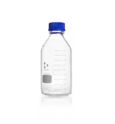 Duran® laboratory bottles, with caps